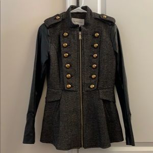 BCBG Generation mixed military blazer jacket
